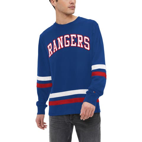 Men's Tommy Hilfiger Royal New York Rangers Nolan Long Sleeve T-Shirt