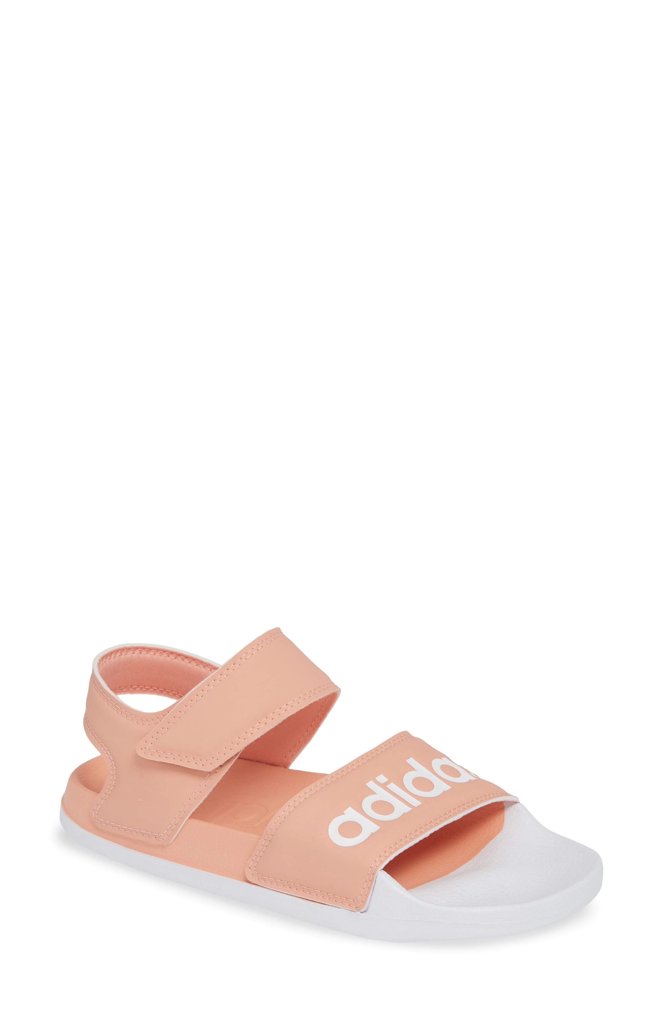 adidas sandals women pink