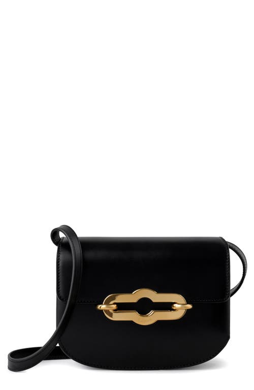 Mulberry Small Pimlico Super Luxe Leather Crossbody Bag in Black-Brass at Nordstrom