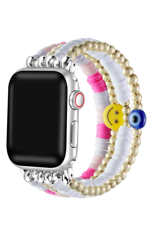 Shop The Posh Tech Beaded Apple Watch® Watchband In Pink Multi
