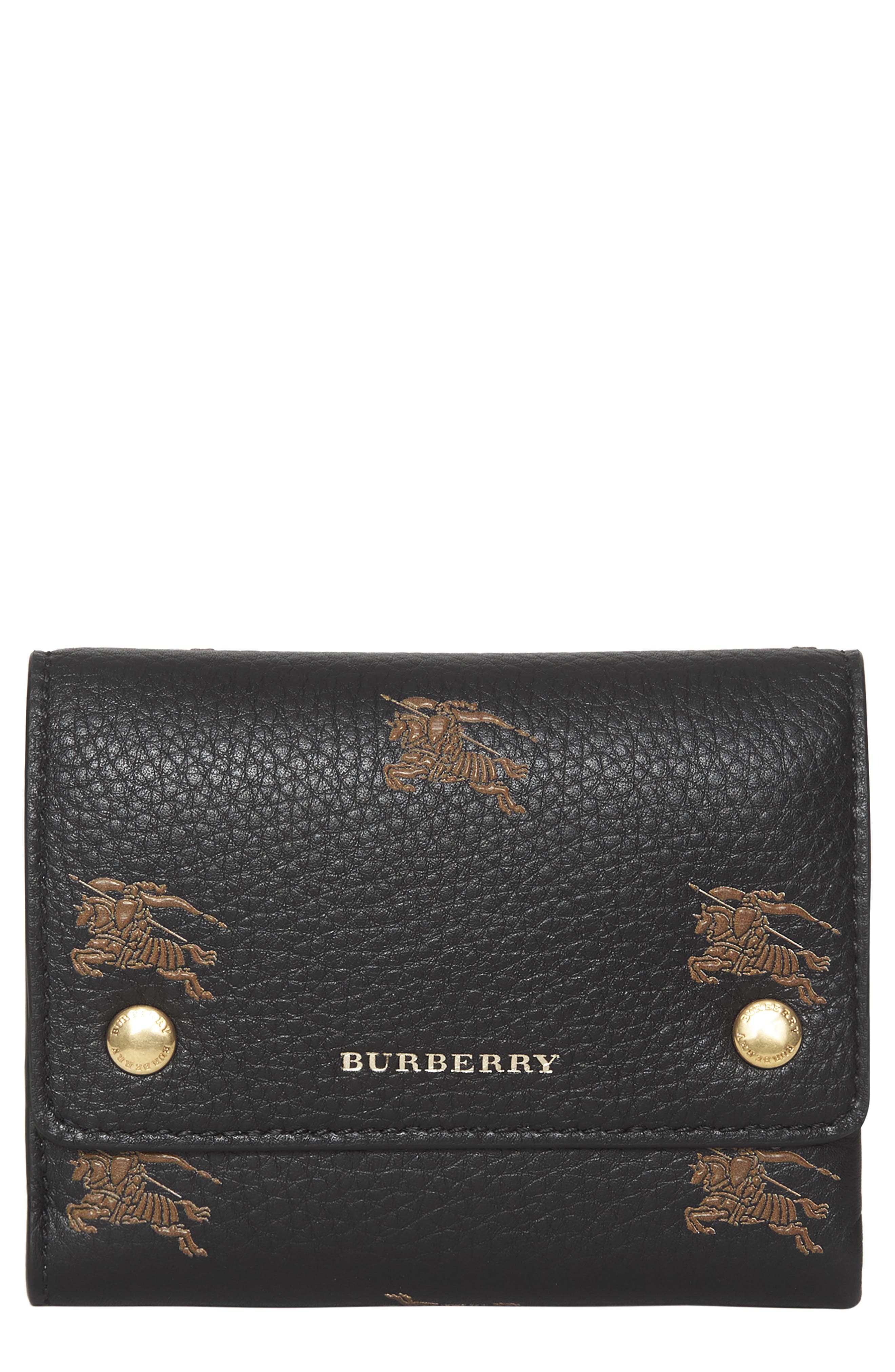 burberry flap wallet