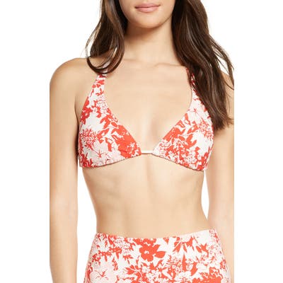 Flagpole Brooklyn Bikini Top, Red