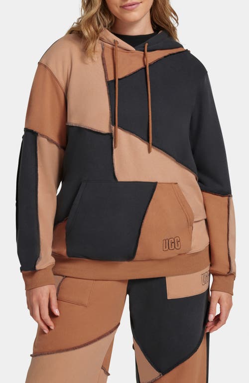 UGG(r) Raini Piecework Hoodie Cedar Bark Multi at Nordstrom,