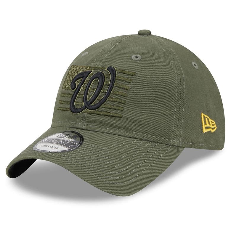 New Era Green Washington Nationals 2023 Armed Forces Day 9twenty