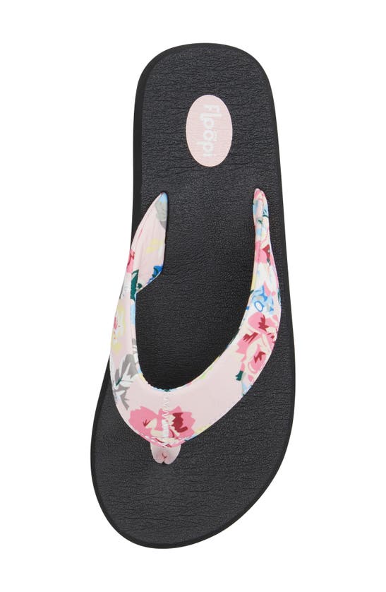 Floopi Isabella Yoga Flip Flop In Pink