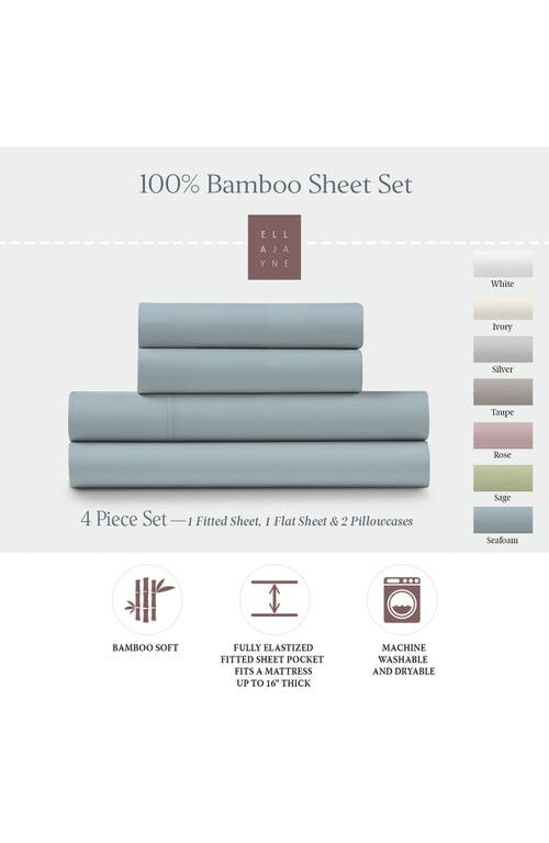 Ella Jayne Home Deep Pocket 4-piece Sheet Set In Seafoam