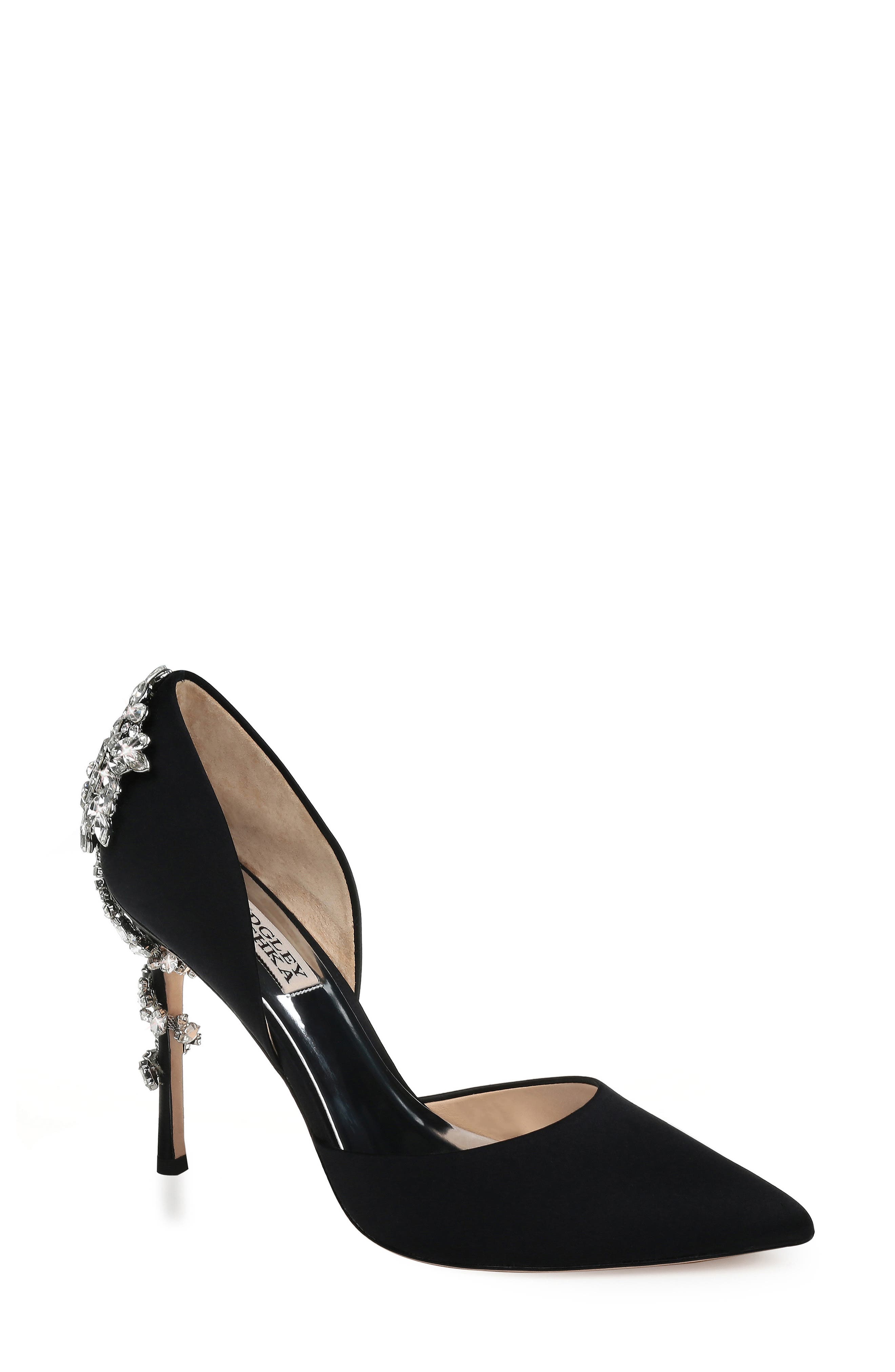 badgley mischka vogue iii glitter pumps