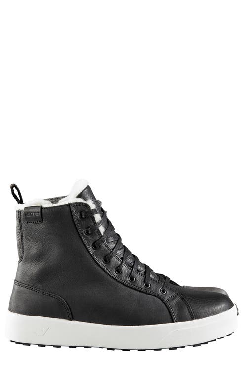 Shop Baffin Tavern Waterproof Faux Shearling Lined Winter Boot In Black