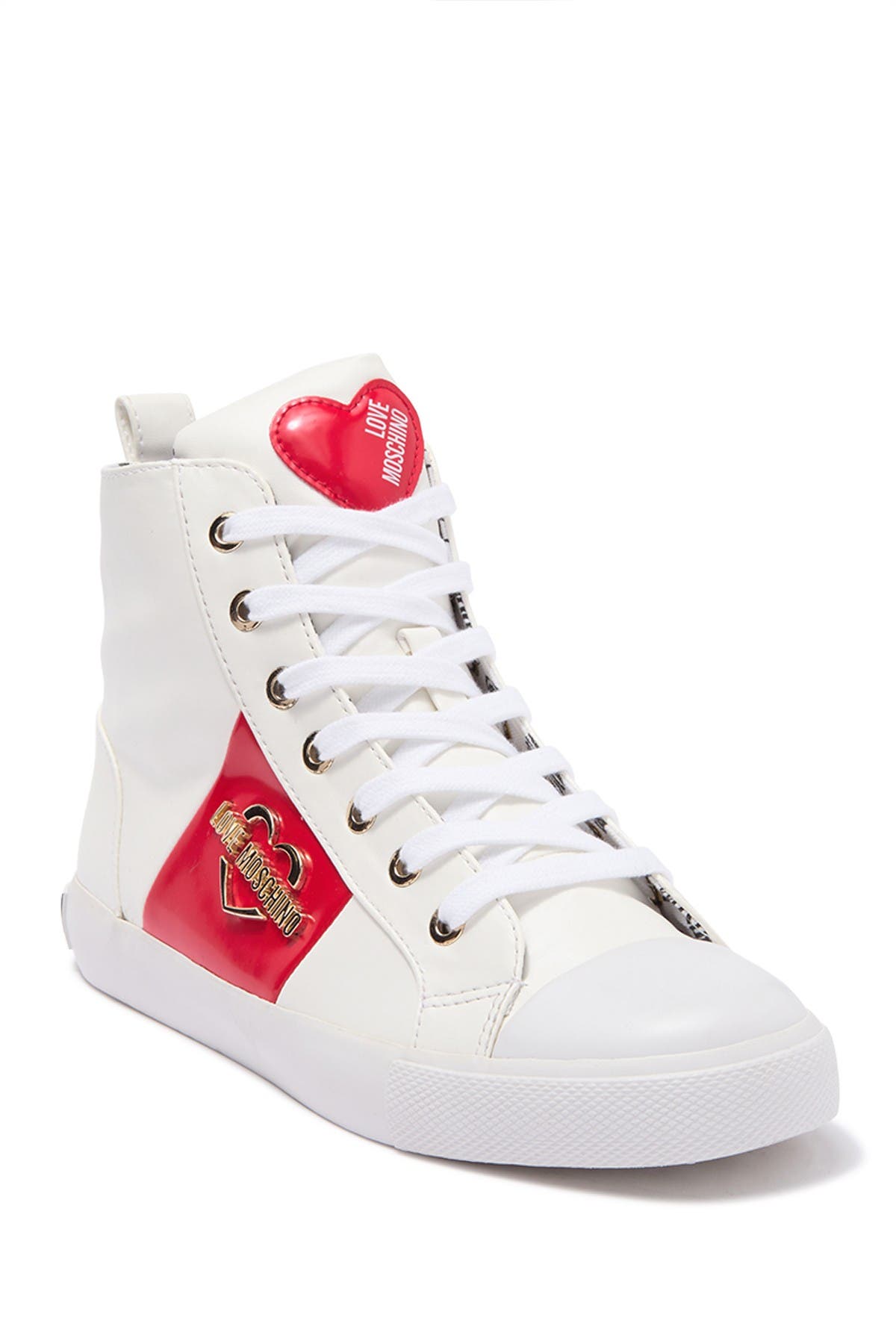 moschino high top sneakers