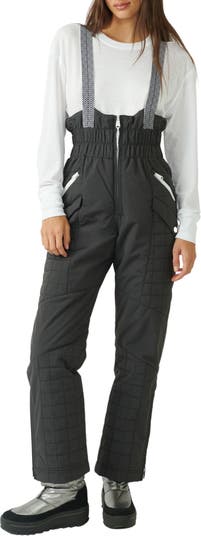  fit space Women's Skiing Pants Detachable Snow Bibs Winter  Snowboarding (X-Small, Brick red) : Clothing, Shoes & Jewelry