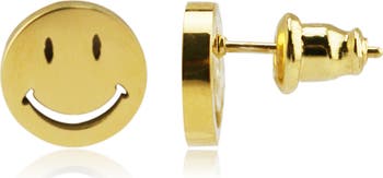 REBL Smiley Face Stud Earrings | Nordstromrack