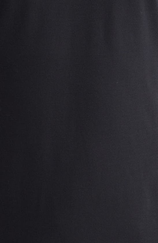 Mizzen + Main Knox Solid Black Performance T-shirt In Black