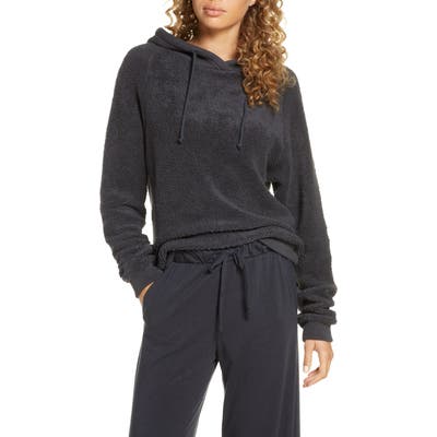 Groceries Apparel Texture Organic Cotton Hoodie, Grey