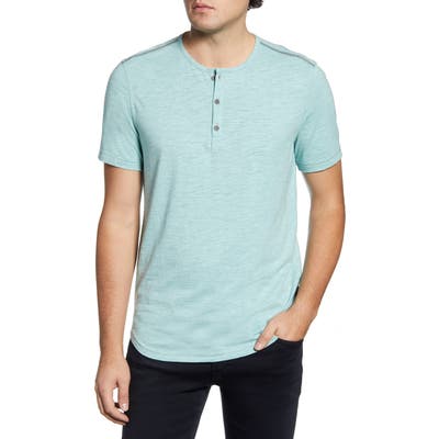 John Varvatos Star Usa Ryman Slub Henley, Green