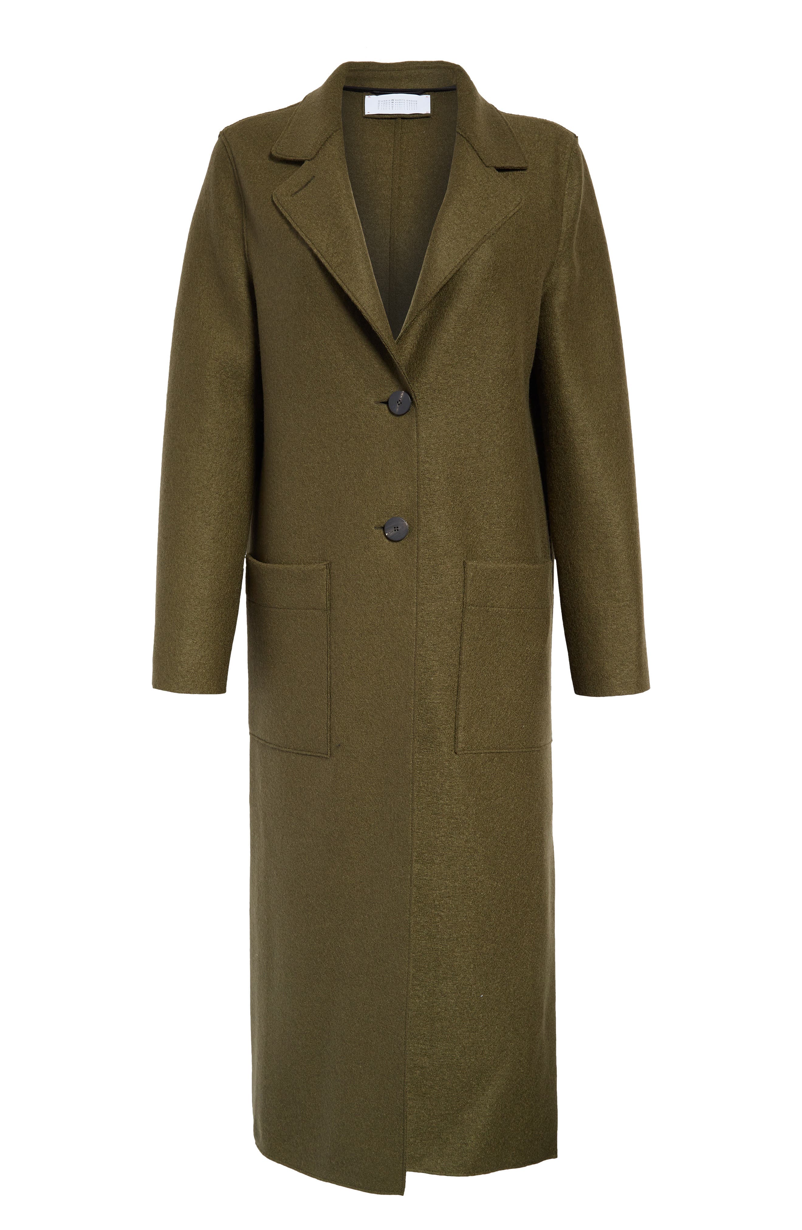Womens Clothing Coats Long coats and winter coats Harris Wharf London Wool Double-breasted Belted Coat 