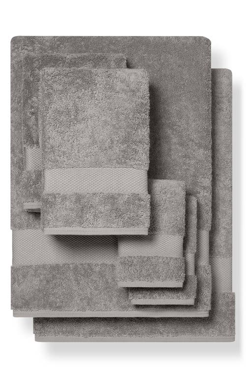 Boll & Branch Plush 6-Piece Organic Cotton Bath Towel Set in Stone at Nordstrom