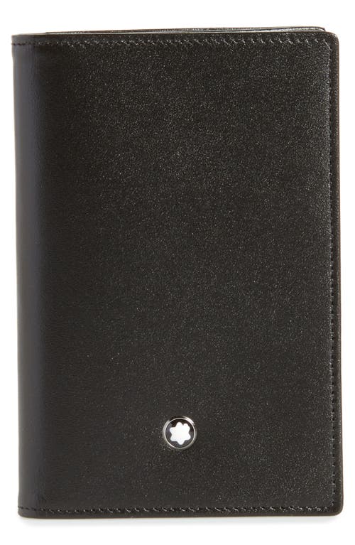 Montblanc Meisterstück Leather Card Case in Black at Nordstrom