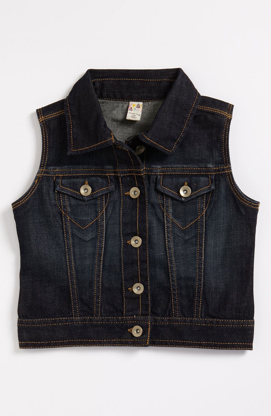 little girls denim vest