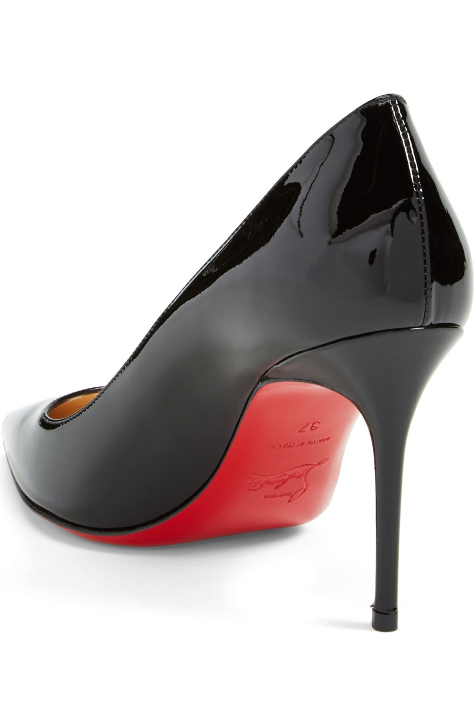 Christian Louboutin Kate Pointed Toe Patent Leather Pump (Women ...
