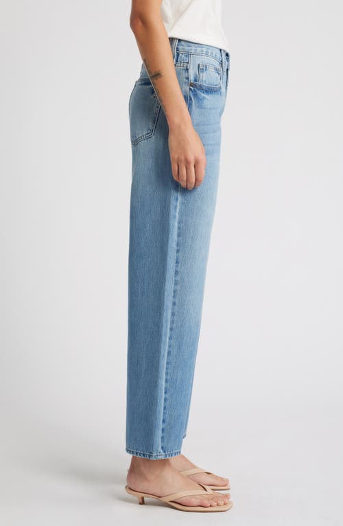 Hidden Jeans Relaxed Straight Leg Boyfriend Jeans In Medium Wash