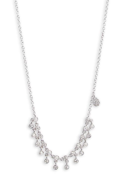 Meira T Women's 14k White Gold & 0.28 Tcw Diamond Fringe Necklace In White Gold