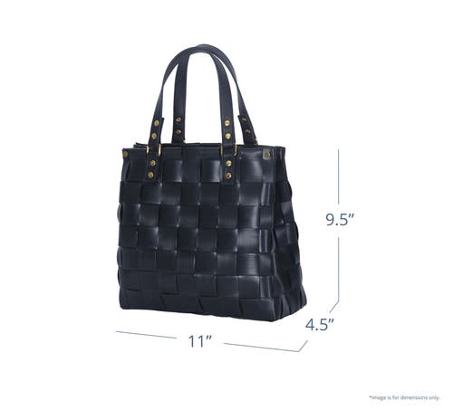 Shop Handed By Char Recycled Plastic Handbag In Black