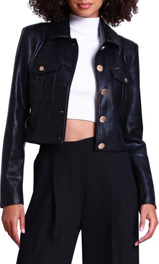 Faux-Ever Leather™ Military Jacket