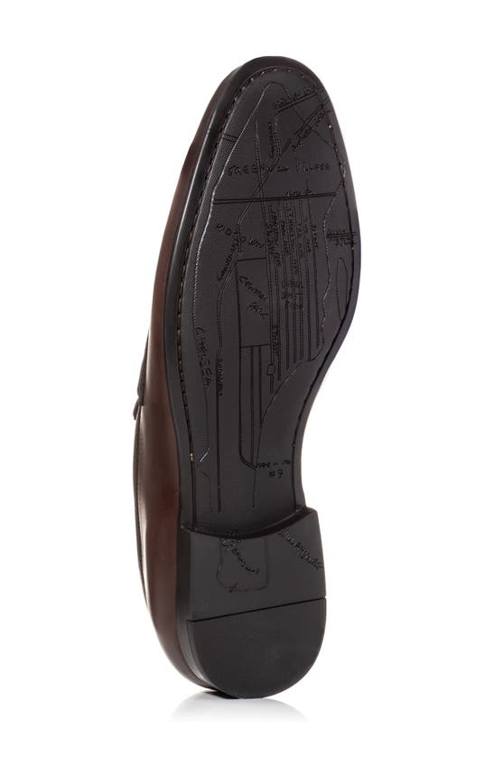 To Boot New York Alek Penny Loafer In Burnished Brown