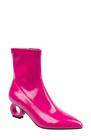 Ninety Union Greece Pointed Toe Bootie In Fuchsia