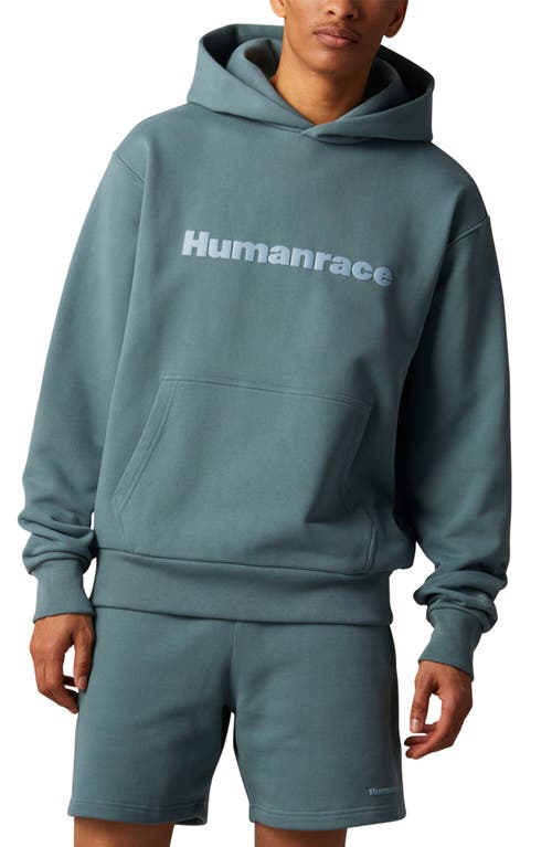 adidas Originals adidas x Pharrell Williams Humanrace Hoodie in Hazy Emerald at Nordstrom, Size Medium