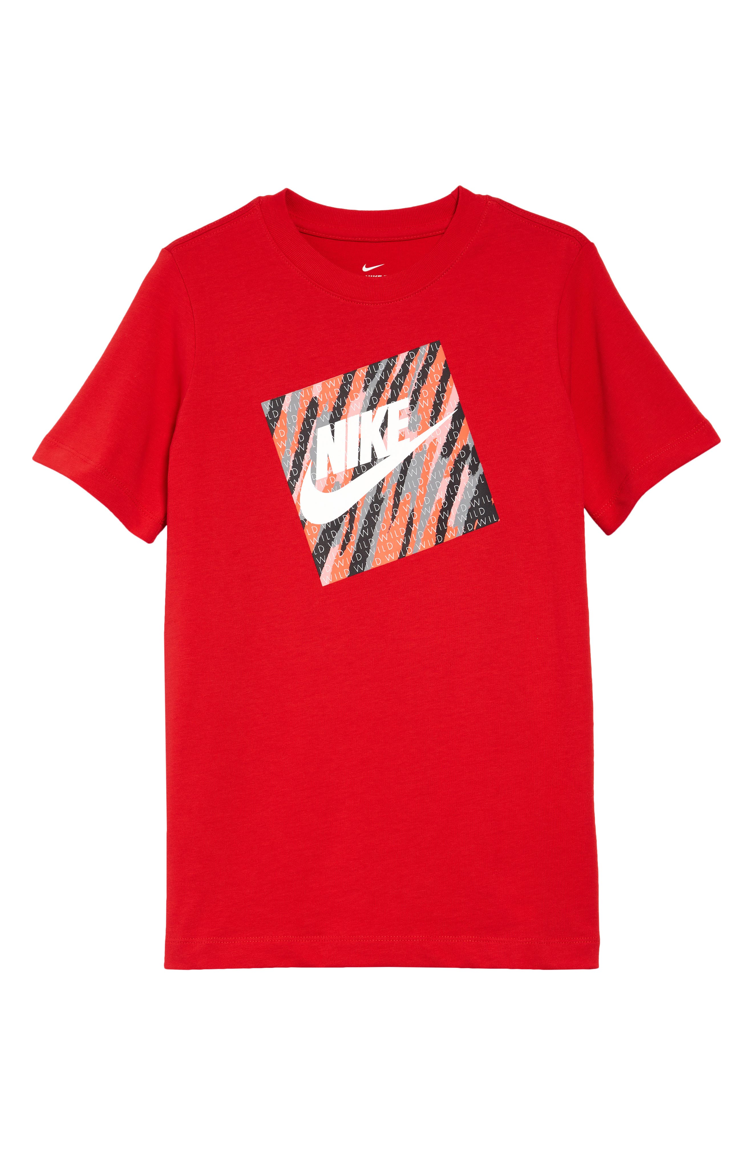 boys red nike shirt