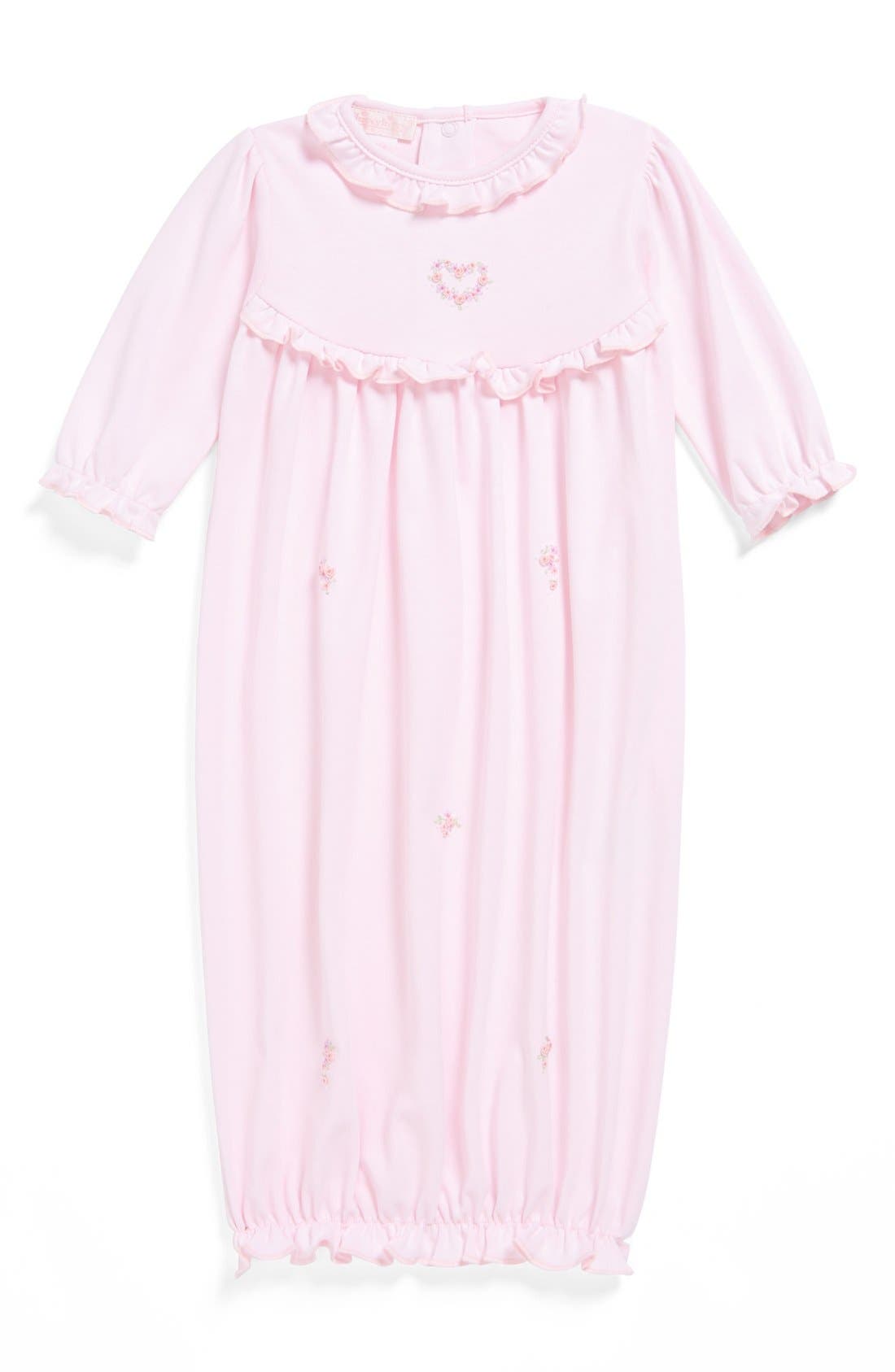 Kissy Kissy 'Heart' Pima Cotton Gown (Baby Girls) Nordstrom
