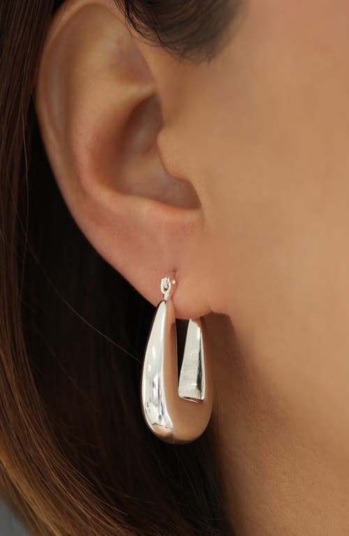 Shop Argento Vivo Sterling Silver Chunky Hoop Earrings