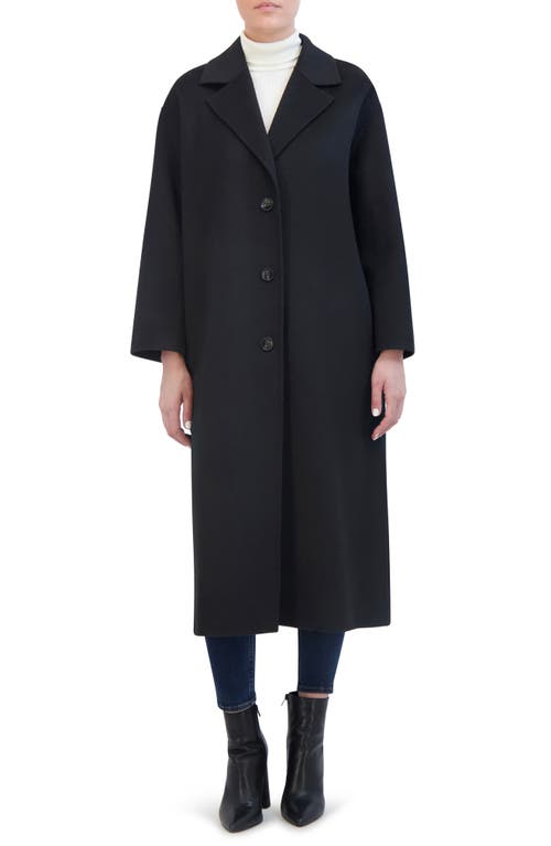 Shop Rebecca Minkoff Relaxed Double Face Coat In Black