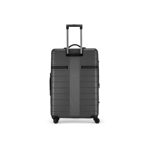 Bugatti Hamburg Hardside Large Luggage With Expansion In Charcoal