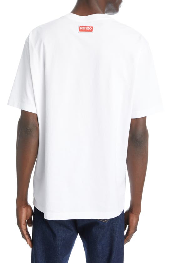 Kenzo Poppy by Nigo Front Print T-Shirt White