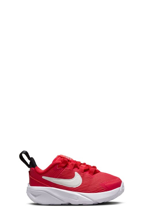 Shop Nike Kids' Star Runner 4 Sneaker In Red/white/black