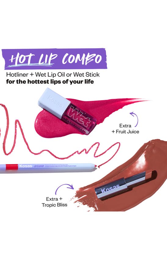 Kosas Hotliner Hyaluronic Acid Contouring Lip Liner Extra .02 oz In Extra