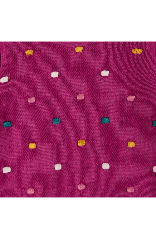 Andy & Evan Sweater & Leggings Set In Fuchsia Bobble
