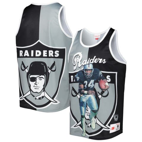 Bo Jackson Los Angeles Raiders Mitchell & Ness Retired Player Name & Number  Acid Wash Top - Black