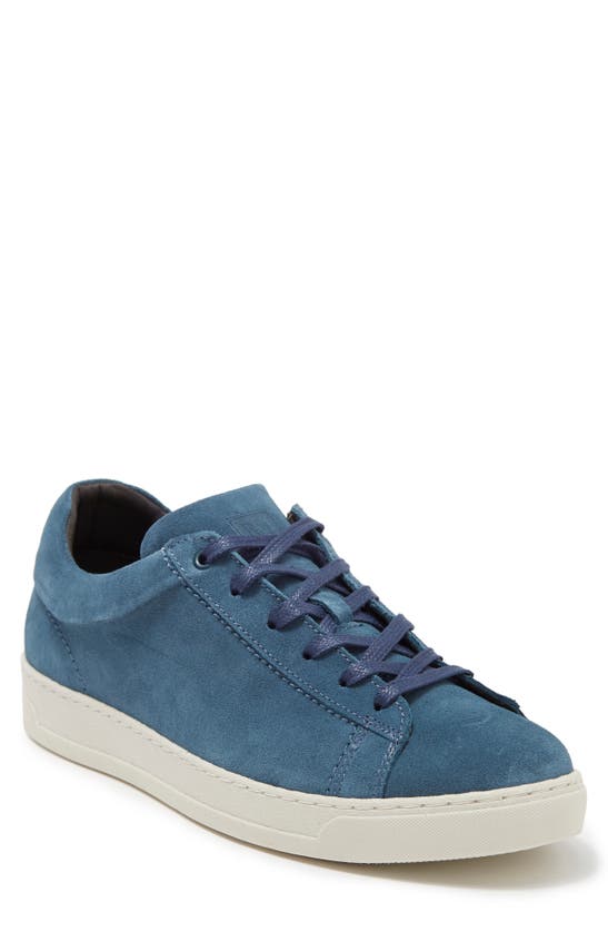 Bruno Magli Diego Leather Sneaker In Light Blue Suede
