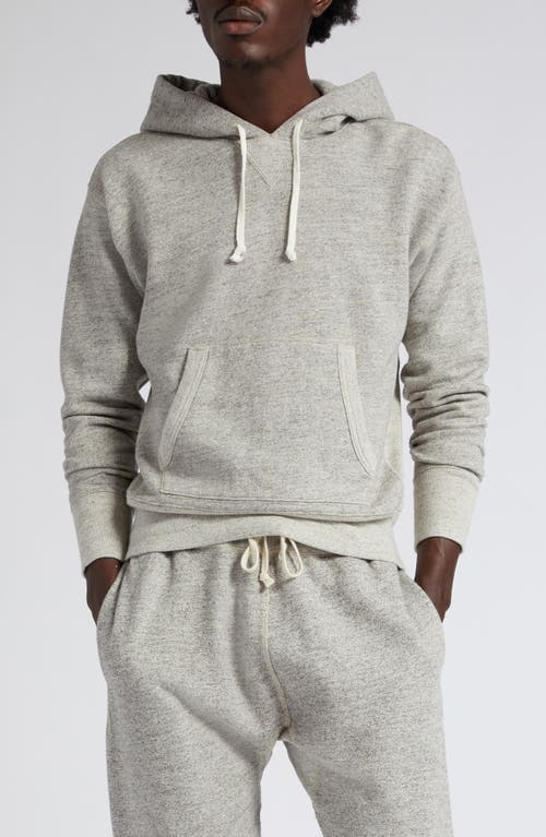 Double RL RRL Cotton Blend Hoodie in Athletic Grey Heather at Nordstrom, Size Small