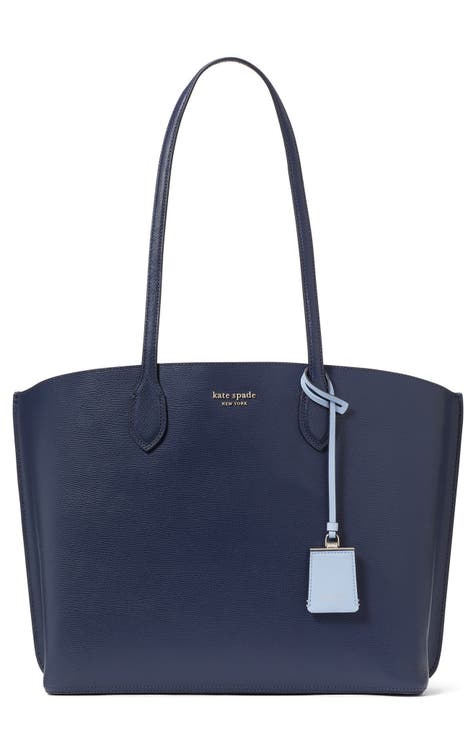 suite leather tote