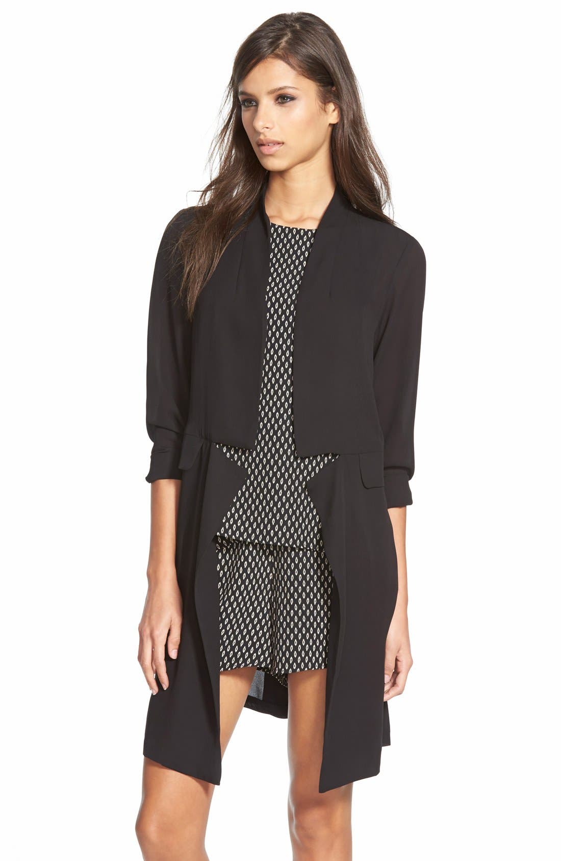 Leith Draped Lapel Jacket Nordstrom