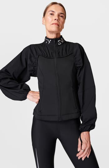 Sweaty Betty Therma Boost Kinetic Run Jacket - Black - Size: Medium