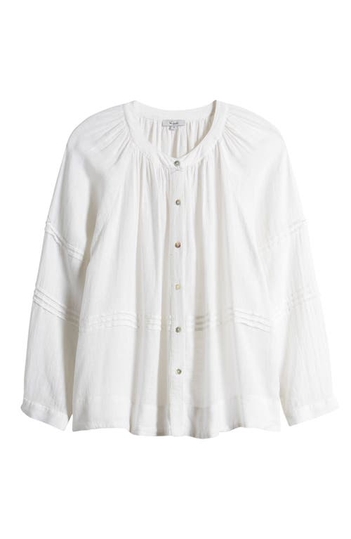 RAILS RAILS FRANCES LINEN BLEND BUTTON-UP SHIRT