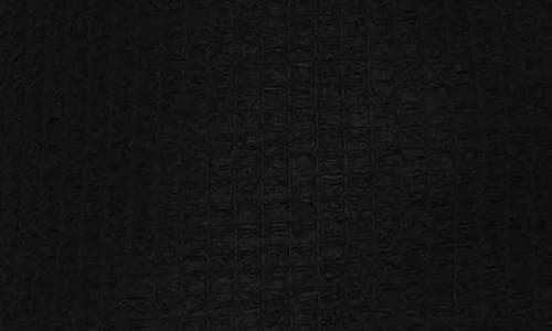 L I V D Kylo Textured Long Sleeve Midi Dress In Black