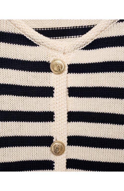 MANGO MANGO CREST BUTTON CARDIGAN