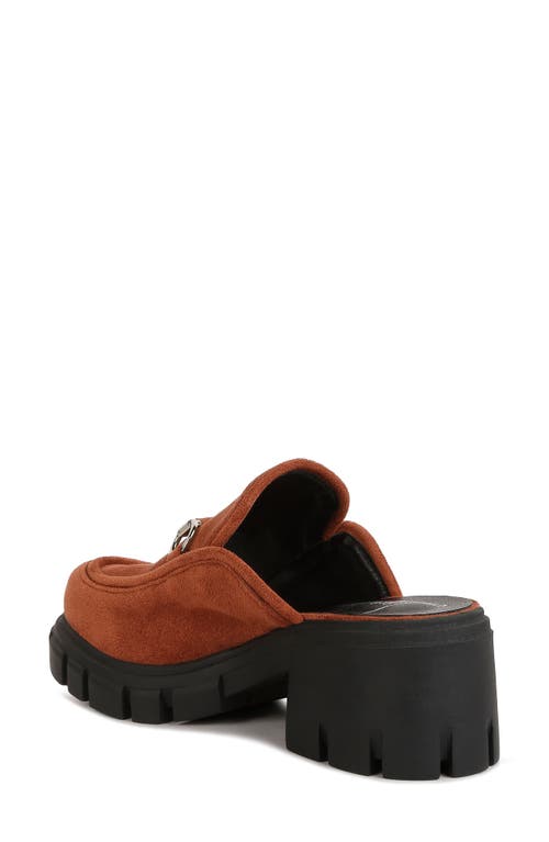 Shop London Rag Prosper Velvet Mule In Tan