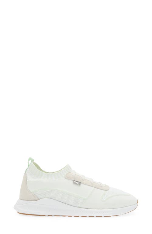 Naot Adonis Slip-on Sneaker In White/mint Knit